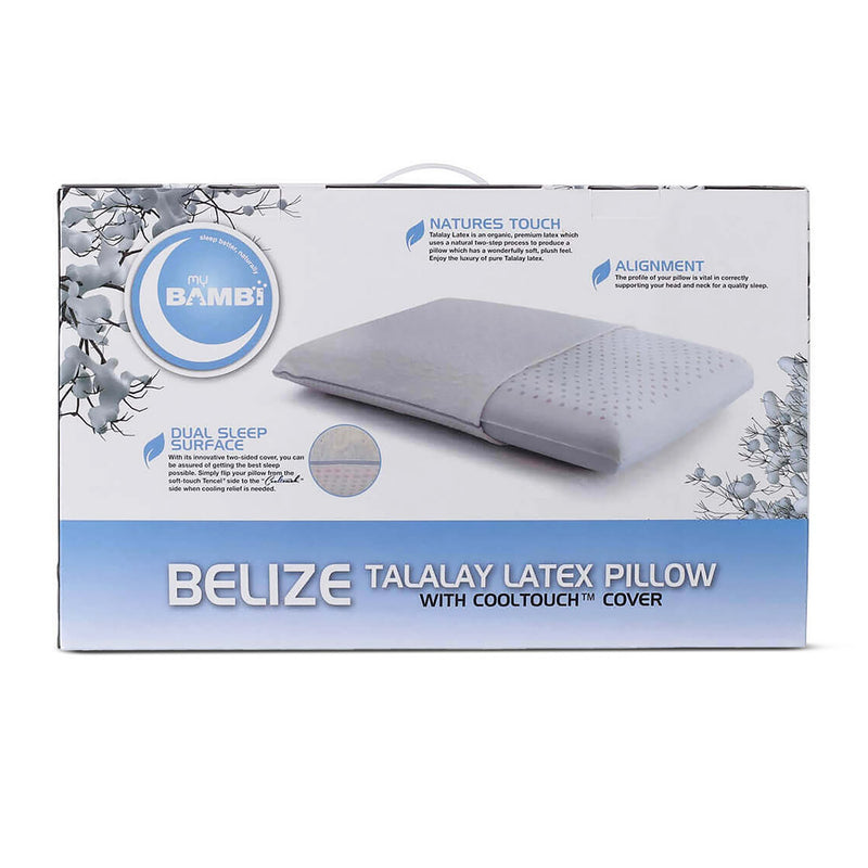 Bambi Latex- Belize Talalay Latex Medium Profile Pillow
