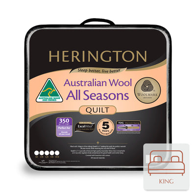 Herington All Seasons Wool King Quilt
