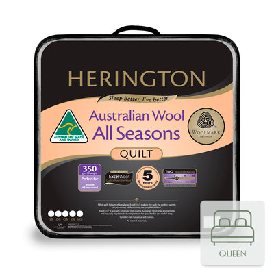Herington All Seasons Wool Queen Quilt