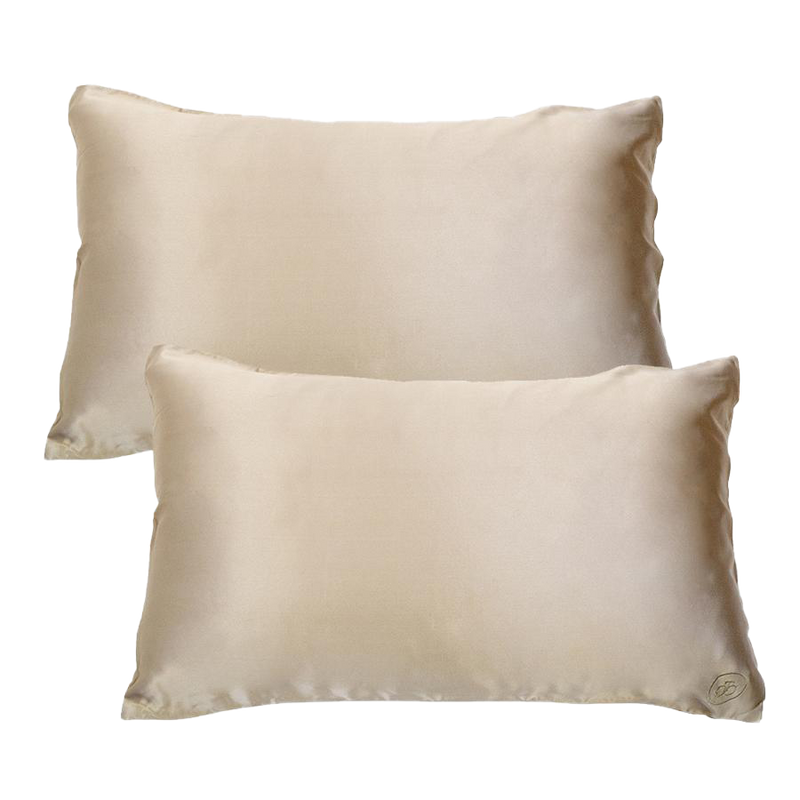 The Goodnight Co Silk Pillowcase Twin Set Natural